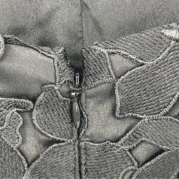 J Crew NWT Black Lattice Lace Fit and Flare Dress - Picture 8 of 14